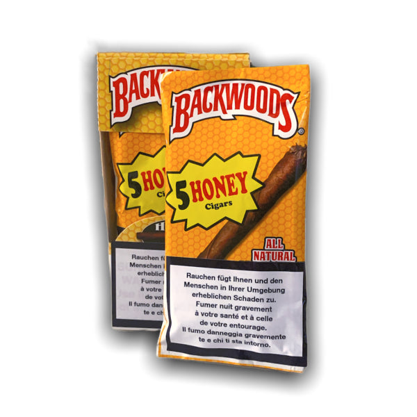 Blunt Wraps Honey (5pc) Backwoods