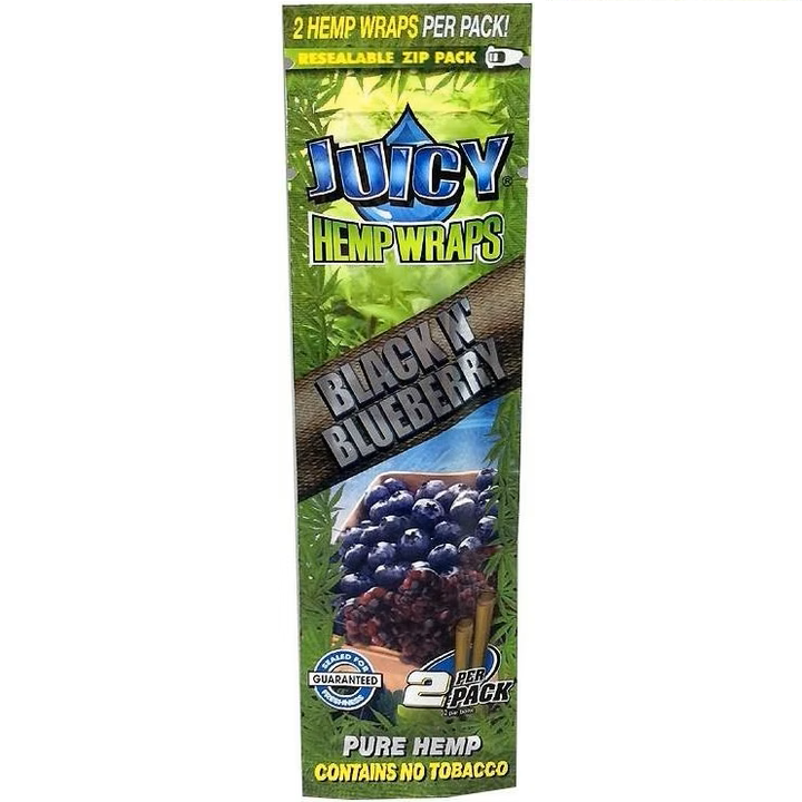 Blunt Hemp-Wraps Blue (2pc) Juicy Jays