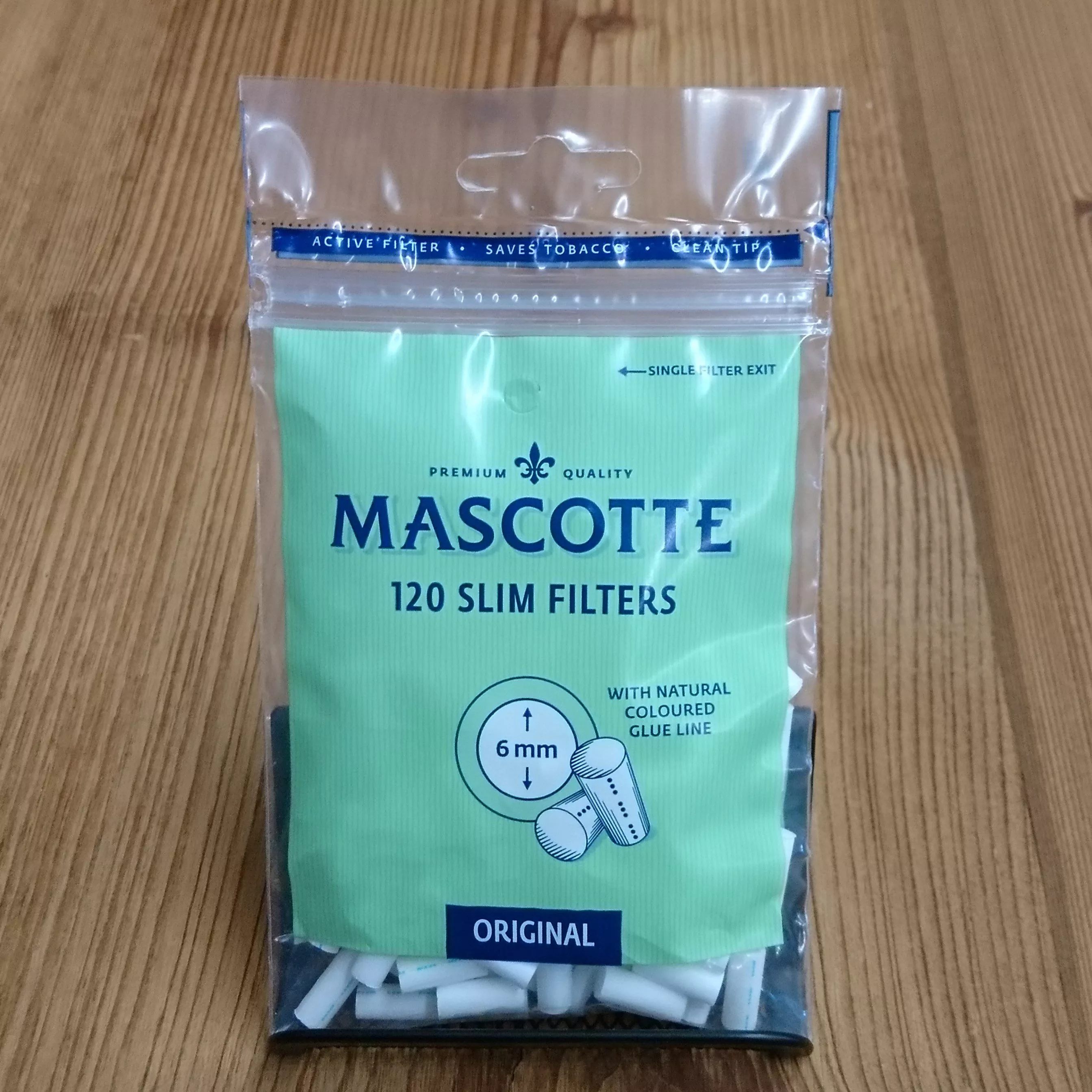 Filtres Mascotte Original Slim 120x6 mm