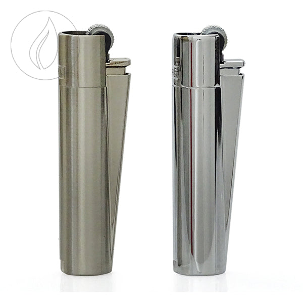 Briquet Clipper Metal Silver